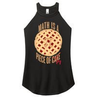 Math Is A Piece Of Cake Pi Day Women's Perfect Tri Rocker Tank