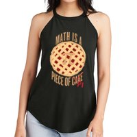 Math Is A Piece Of Cake Pi Day Women's Perfect Tri Rocker Tank