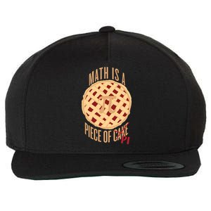 Math Is A Piece Of Cake Pi Day Wool Snapback Cap