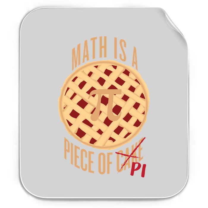 Math Is A Piece Of Cake Pi Day Permanent Decal Sticker