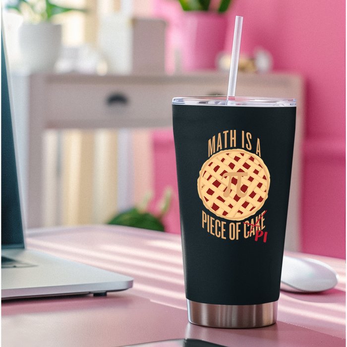Math Is A Piece Of Cake Pi Day Permanent Decal Sticker