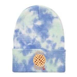 Math Is A Piece Of Cake Pi Day Tie Dye 12in Knit Beanie