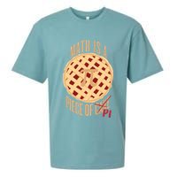 Math Is A Piece Of Cake Pi Day Sueded Cloud Jersey T-Shirt