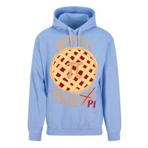 Math Is A Piece Of Cake Pi Day Unisex Surf Hoodie