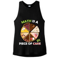 Math Is A Piece Of Pi Ladies PosiCharge Tri-Blend Wicking Tank
