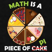 Math Is A Piece Of Pi Ladies PosiCharge Tri-Blend Wicking Tank