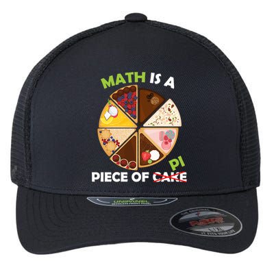 Math Is A Piece Of Pi Flexfit Unipanel Trucker Cap