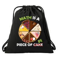 Math Is A Piece Of Pi Drawstring Bag