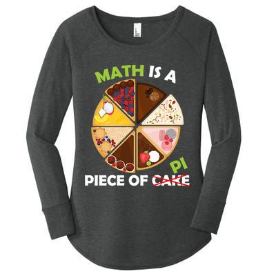 Math Is A Piece Of Pi Women's Perfect Tri Tunic Long Sleeve Shirt