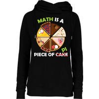 Math Is A Piece Of Pi Womens Funnel Neck Pullover Hood
