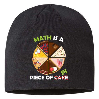 Math Is A Piece Of Pi Sustainable Beanie