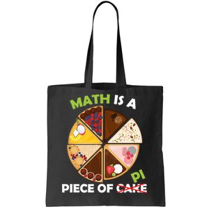 Math Is A Piece Of Pi Tote Bag