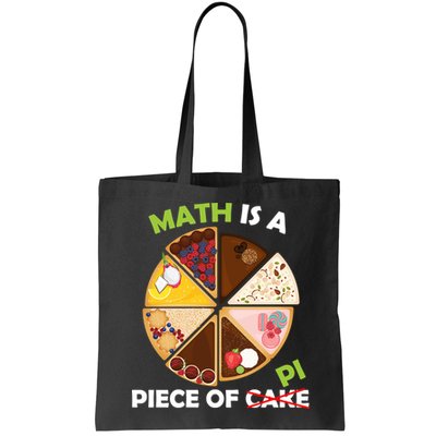 Math Is A Piece Of Pi Tote Bag