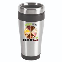Math Is A Piece Of Pi 16oz Travel Tumbler