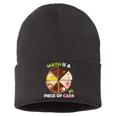 Math Is A Piece Of Pi Sustainable Knit Beanie