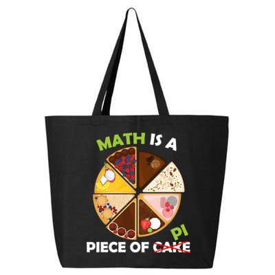 Math Is A Piece Of Pi 25L Jumbo Tote