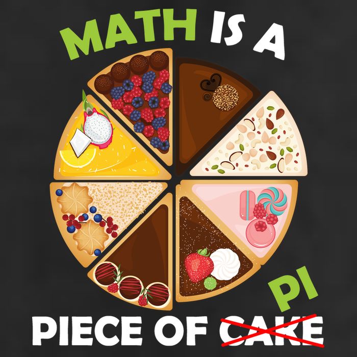 Math Is A Piece Of Pi 25L Jumbo Tote