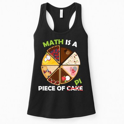 Math Is A Piece Of Pi Womens Tank Top