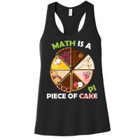 Math Is A Piece Of Pi Women's Racerback Tank