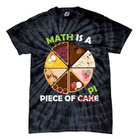 Math Is A Piece Of Pi Tie-Dye T-Shirt