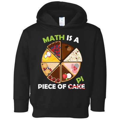 Math Is A Piece Of Pi Toddler Hoodie