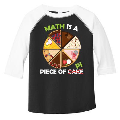 Math Is A Piece Of Pi Toddler Fine Jersey T-Shirt