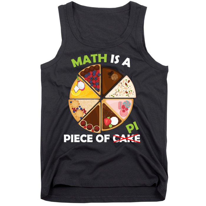 Math Is A Piece Of Pi Tank Top