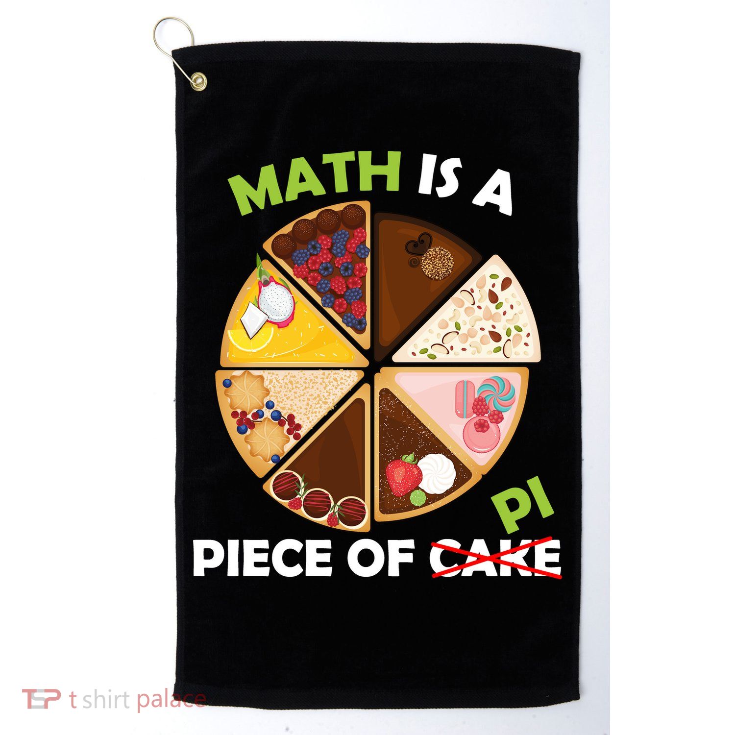 Math Is A Piece Of Pi Golf Towel