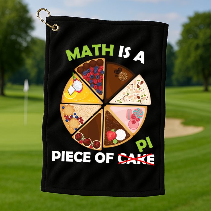 Math Is A Piece Of Pi Golf Towel
