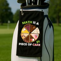 Math Is A Piece Of Pi Golf Towel