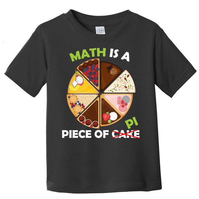 Math Is A Piece Of Pi Toddler T-Shirt