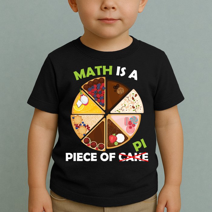 Math Is A Piece Of Pi Toddler T-Shirt