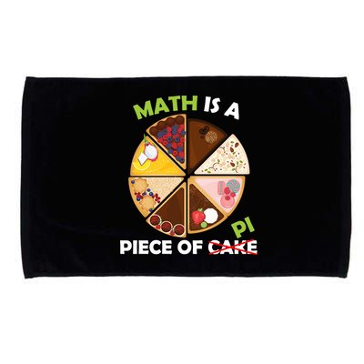 Math Is A Piece Of Pi Microfiber Hand Towel