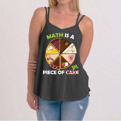 Math Is A Piece Of Pi Women's Strappy Tank
