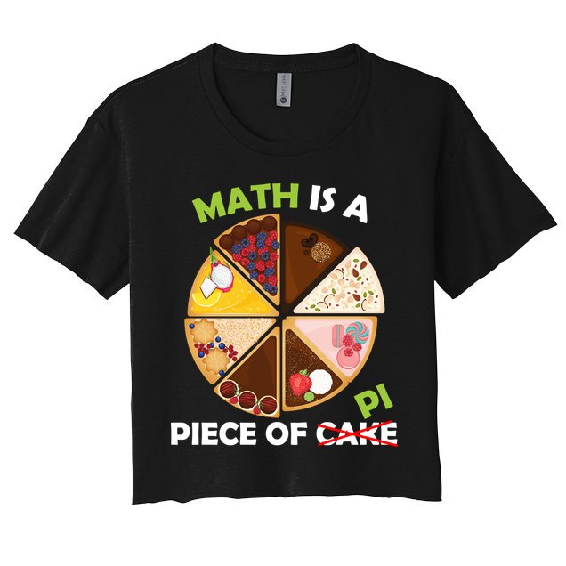 Math Is A Piece Of Pi Crop Top