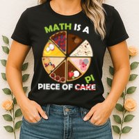 Math Is A Piece Of Pi Womens T-Shirt