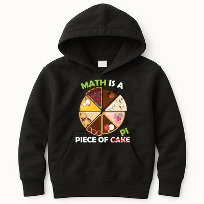 Math Is A Piece Of Pi Kids Hoodie