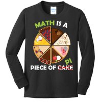 Math Is A Piece Of Pi Kids Long Sleeve Shirt