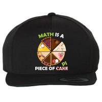 Math Is A Piece Of Pi Wool Snapback Cap