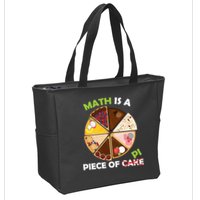 Math Is A Piece Of Pi Zip Tote Bag