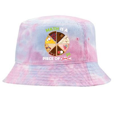 Math Is A Piece Of Pi Tie-Dyed Bucket Hat