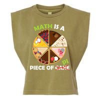 Math Is A Piece Of Pi Garment-Dyed Women's Muscle Tee