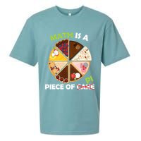 Math Is A Piece Of Pi Sueded Cloud Jersey T-Shirt