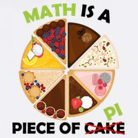 Math Is A Piece Of Pi Garment-Dyed Sweatshirt