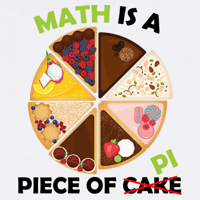 Math Is A Piece Of Pi Garment-Dyed Sweatshirt