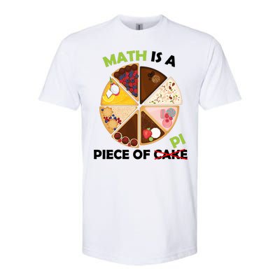 Math Is A Piece Of Pi Softstyle® CVC T-Shirt