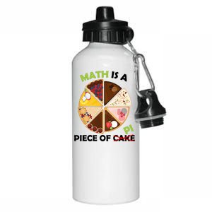 Math Is A Piece Of Pi Aluminum Water Bottle 