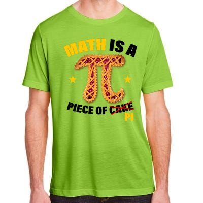 Math is a piece of pi Humor Adult ChromaSoft Performance T-Shirt