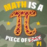 Math is a piece of pi Humor Legacy Tie Dye Trucker Hat