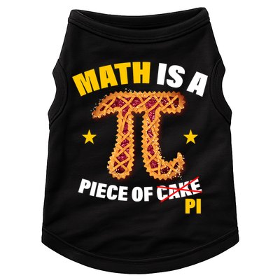 Math is a piece of pi Humor Doggie Tank